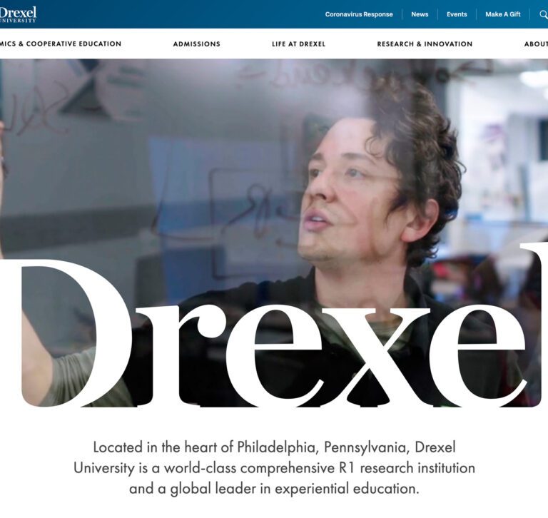 Drexel University homepage